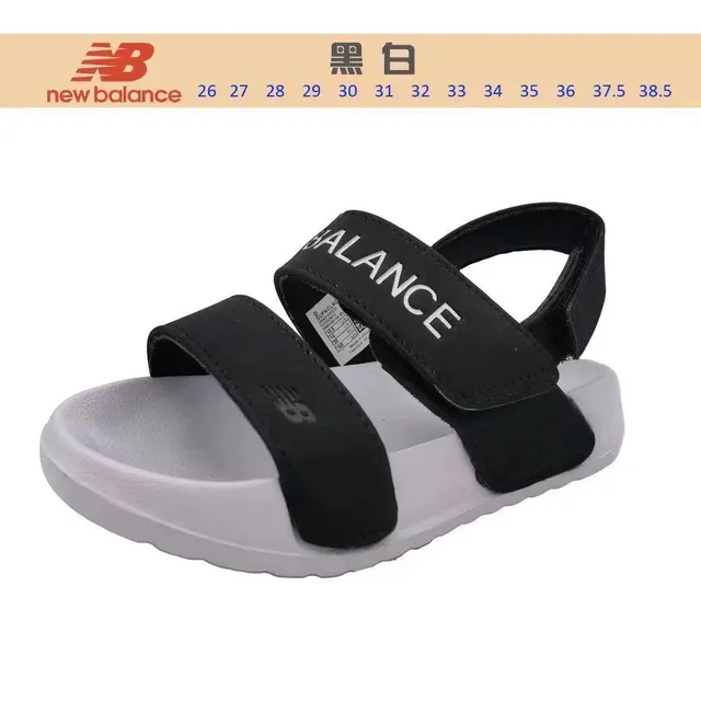 Sandales casuales New Balance bleu gris à deux brides avec semelle moulée 8