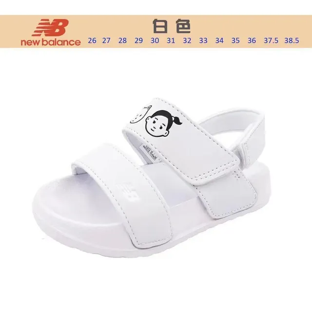 Sandales casuales New Balance bleu gris à deux brides avec semelle moulée 11
