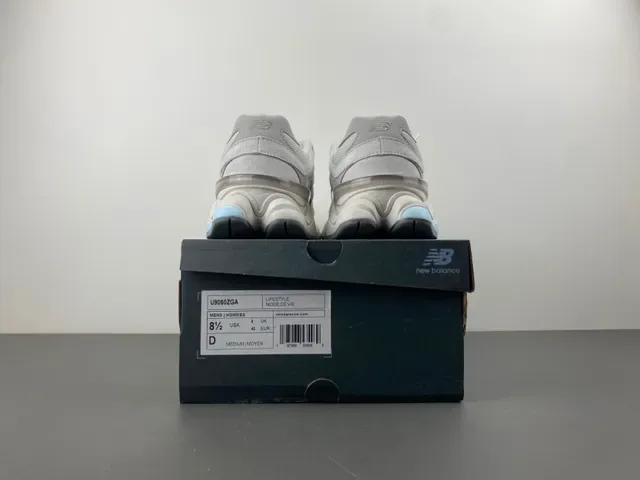 New Balance Tênis Chunky Cinza Azul Midsole Mesh E Suede 16