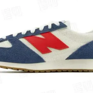 New Balance Navy Red Retro Runner ante y textil parte superior zapatillas de estilo de vida