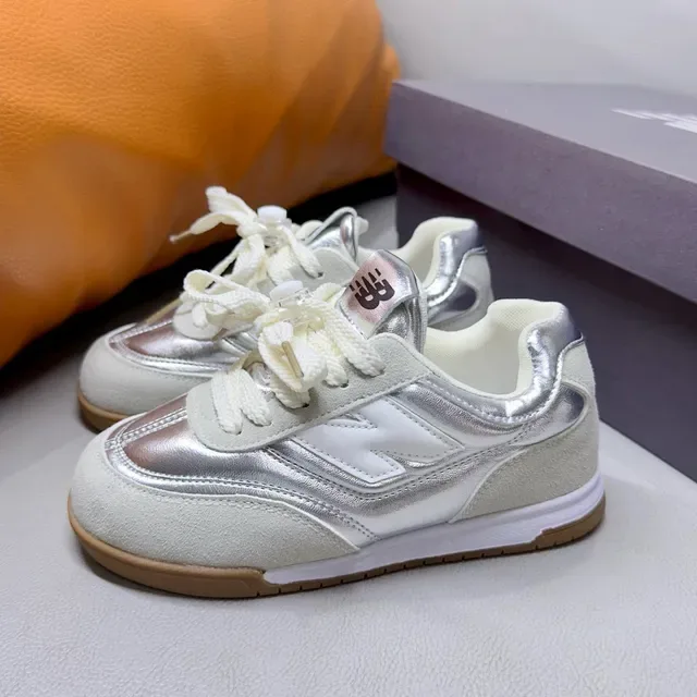 New Balance Branco Preto Retro Runner Silhouette Camurça E Revestimento Sintético Lifestyle Sneakers 6