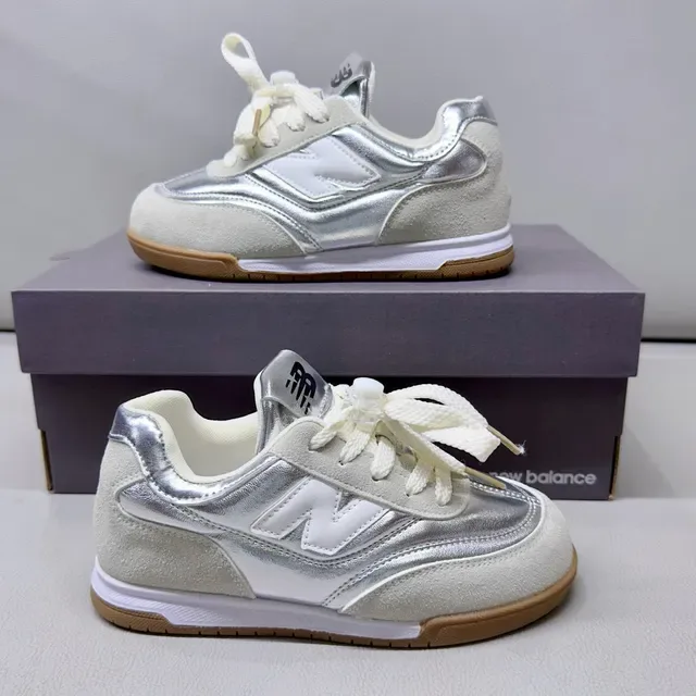 New Balance Branco Preto Retro Runner Silhouette Camurça E Revestimento Sintético Lifestyle Sneakers 11