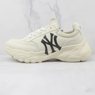 New Era Yankees Chunky Sneaker Beige Black Sole Mesh And Synthetic Overlay Chunky Sneakers