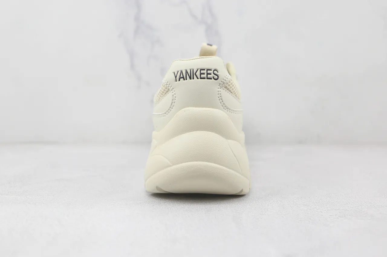 New Era Yankees Chunky Sneaker Beige Black Sole Mesh And Synthetic Overlay Chunky Sneakers 9