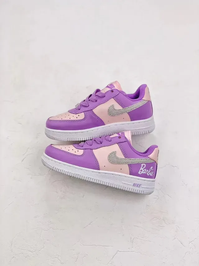Nike Air Force 1 Barbie Pink Lifestyle Sneakers 8