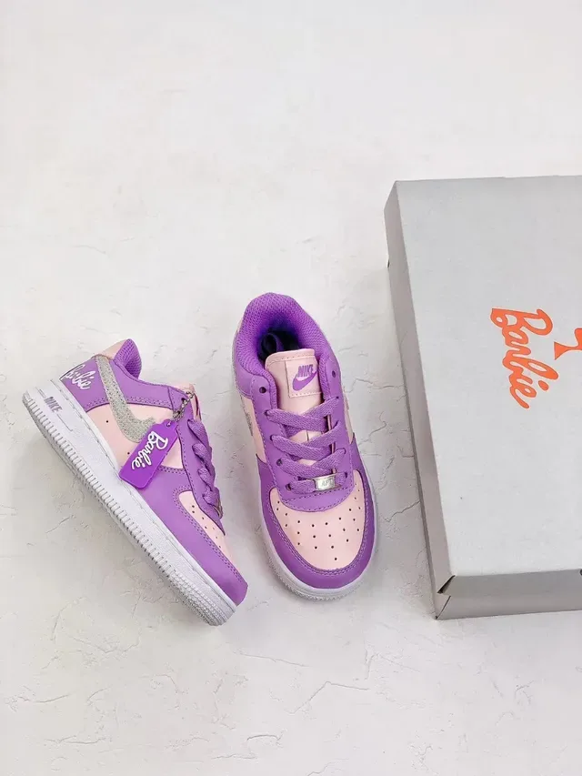 Nike Air Force 1 Barbie Pink Lifestyle Sneakers 10