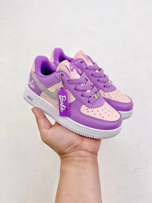 Nike Air Force 1 Barbie Pink Lifestyle Sneakers 11