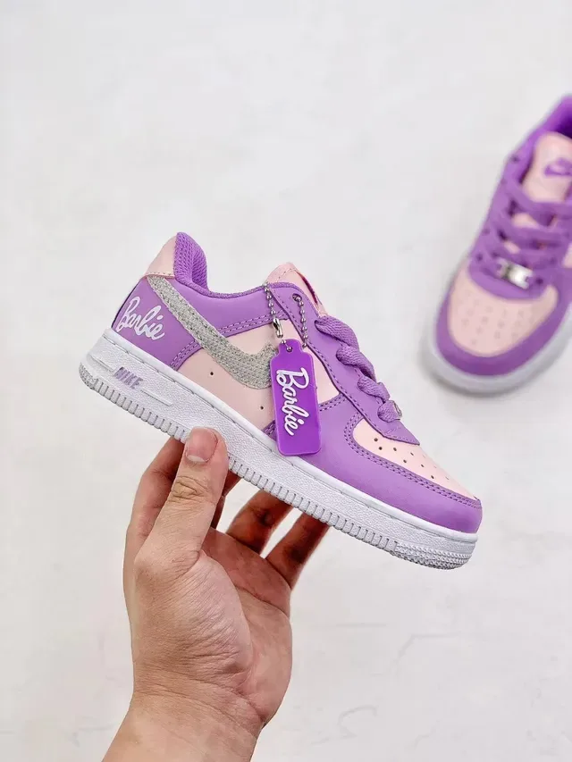 Nike Air Force 1 Barbie Pink Lifestyle Sneakers 12
