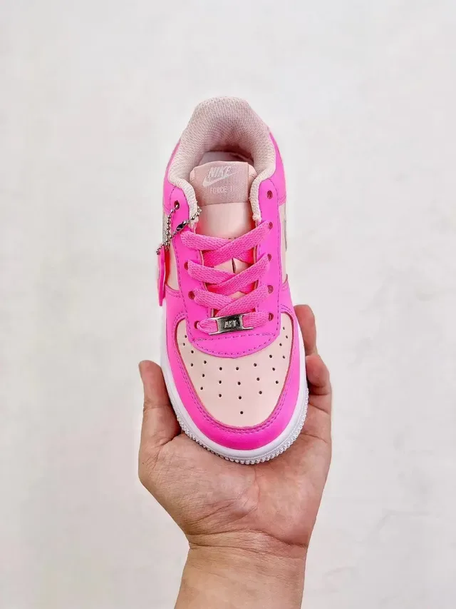 Nike Air Force 1 Barbie Pink Lifestyle Sneakers 20