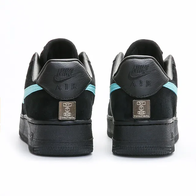 Nike Air Force 1 Black and Turquoise Lifestyle Sneakers 7