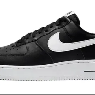 Nike Air Force 1 Black and White Lifestyle Sneakers