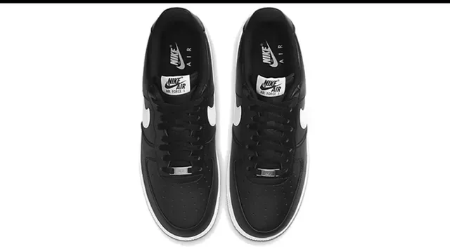 Nike Air Force 1 Black and White Lifestyle Sneakers 4