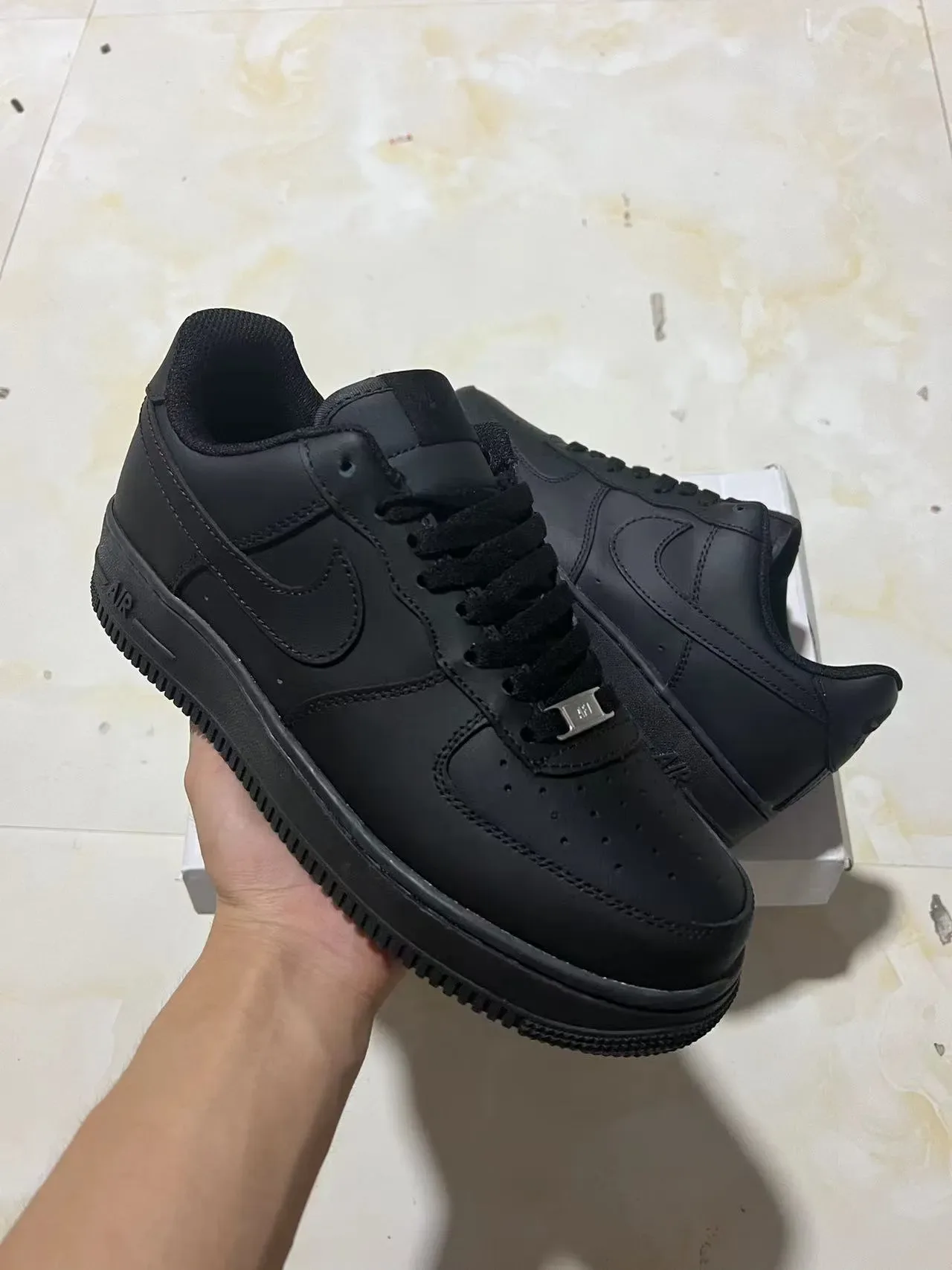 Nike Air Force 1 Black Lifestyle Sneakers 2