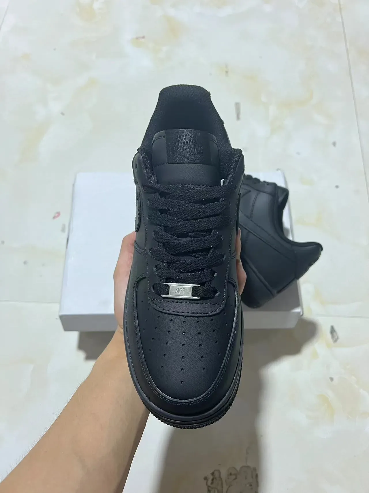 Nike Air Force 1 Black Lifestyle Sneakers 3