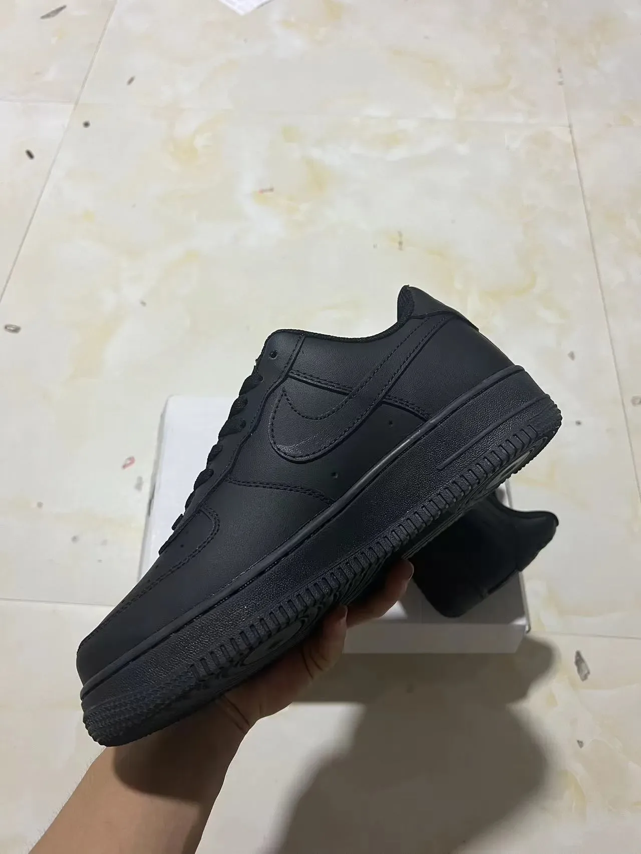 Nike Air Force 1 Black Lifestyle Sneakers 5
