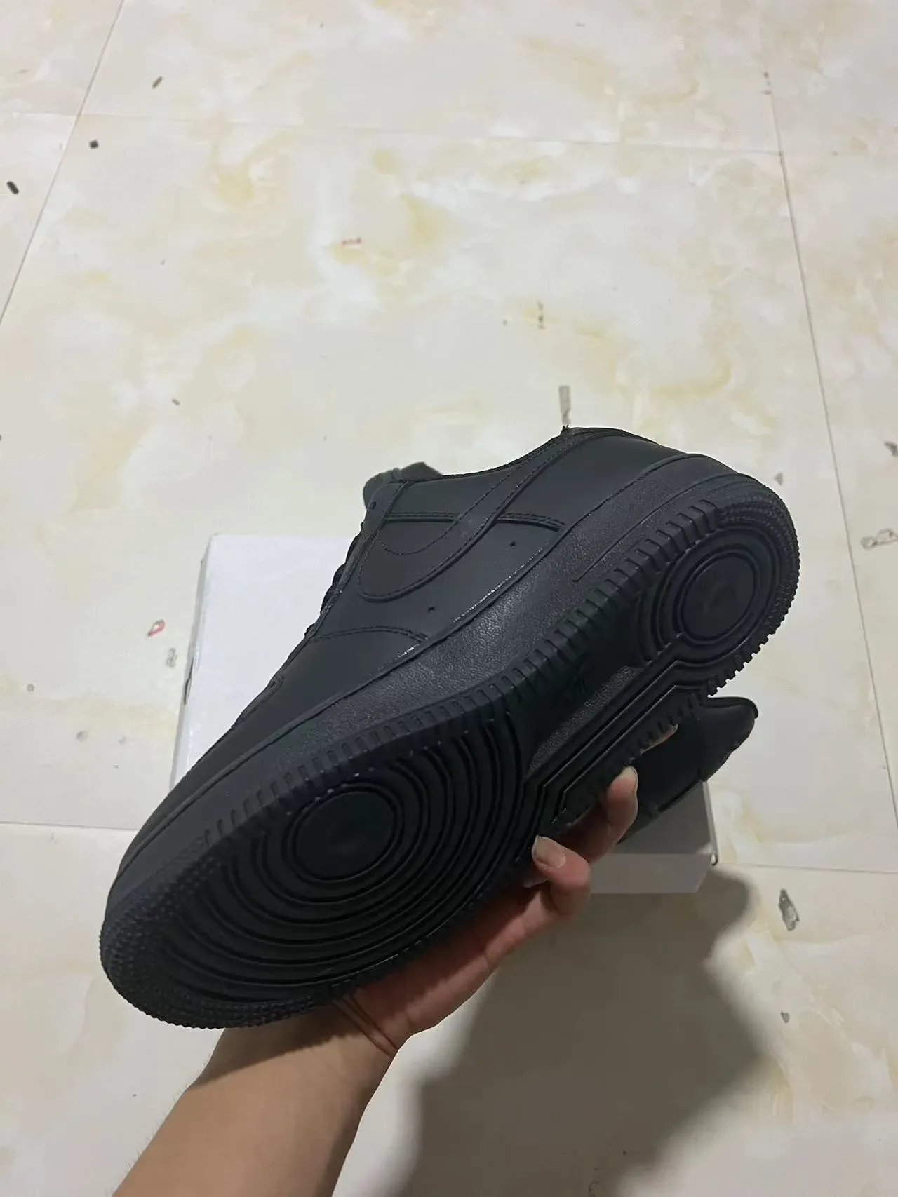 Nike Air Force 1 Black Lifestyle Sneakers 6