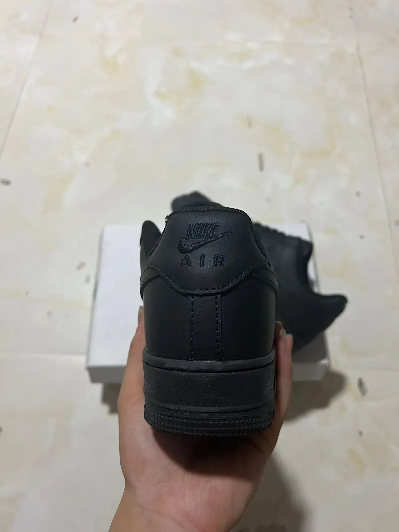 Nike Air Force 1 Black Lifestyle Sneakers 8