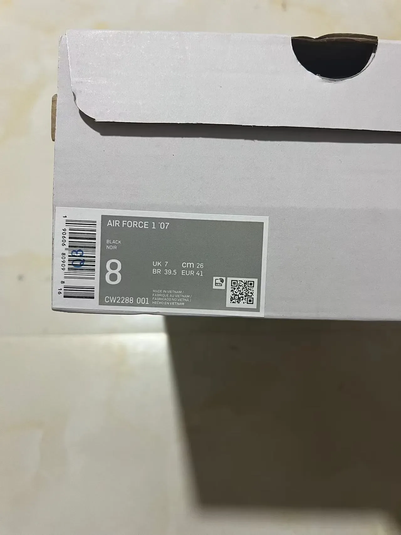Nike Air Force 1 Black Lifestyle Sneakers 10