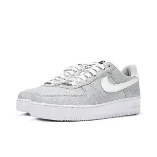 Nike Air Force 1 Glitter Gray Lifestyle Sneakers