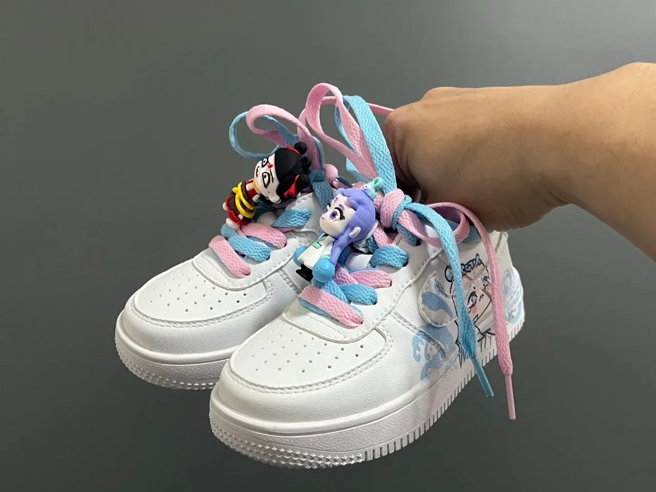 Nike Air Force 1 Low Custom Hand-Painted Character Lifestyle Sneakers 7