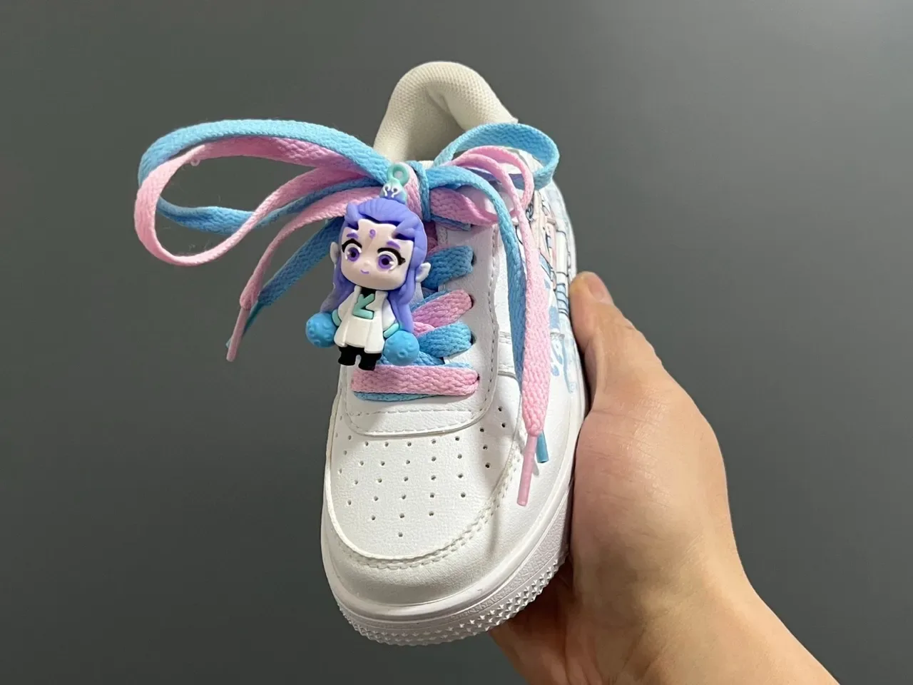 Nike Air Force 1 Low Custom Hand-Painted Character Lifestyle Sneakers 8