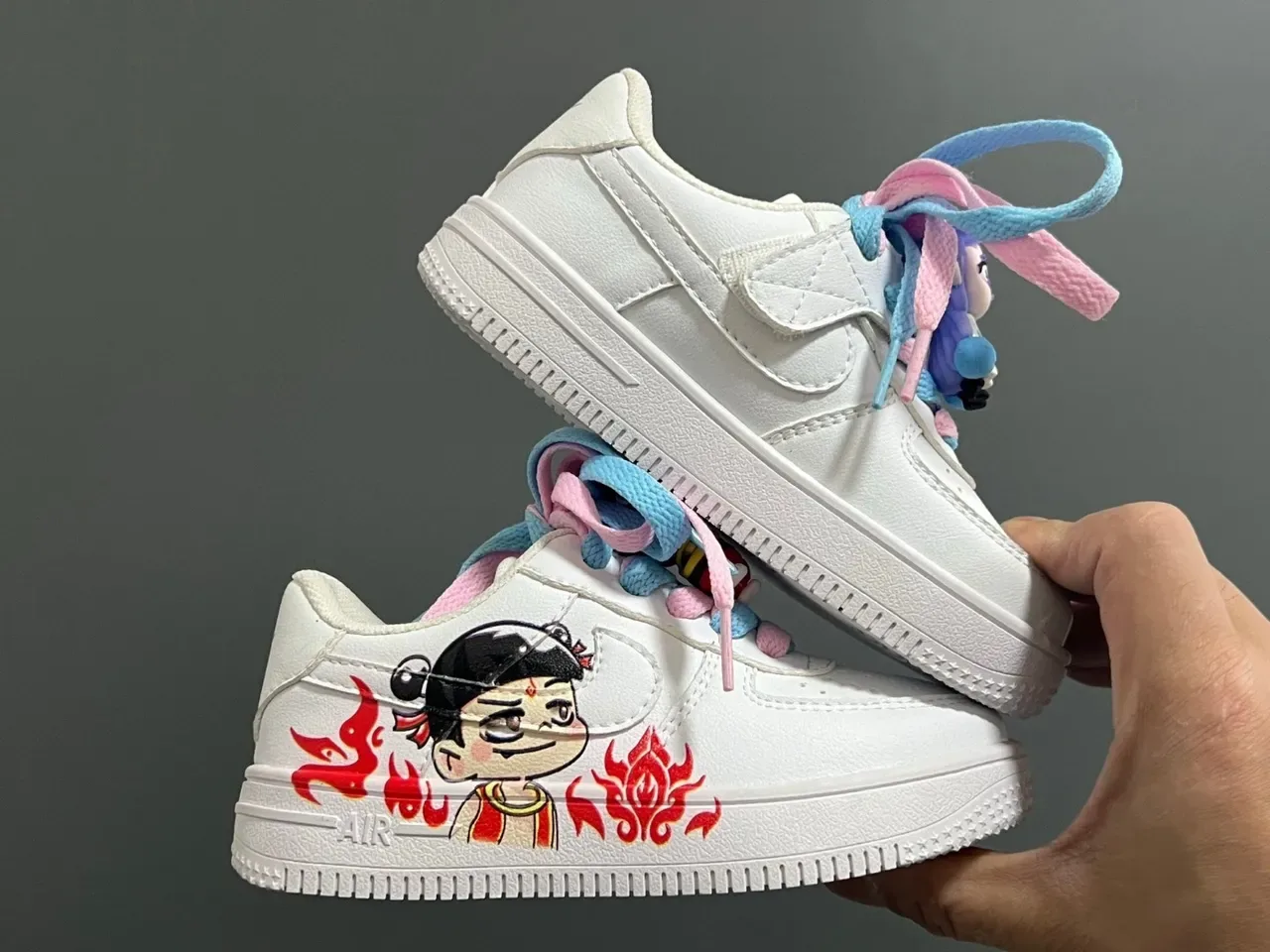 Nike Air Force 1 Low Custom Hand-Painted Character Lifestyle Sneakers 14