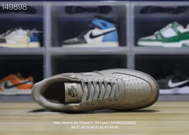 Nike Air Force 1 Low Monochromatic Taupe Lifestyle Sneakers 4