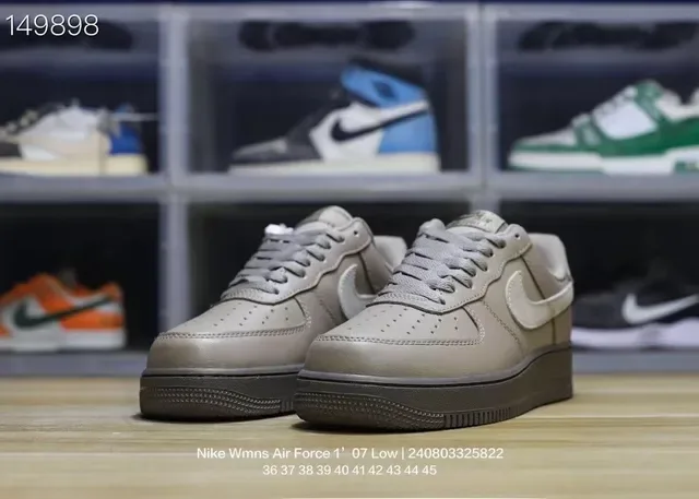 Nike Air Force 1 Low Monochromatic Taupe Lifestyle Sneakers 5