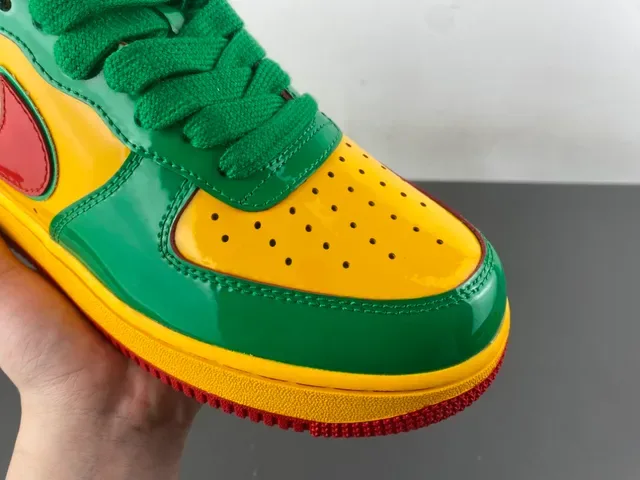 Nike Air Force 1 Multicolor Glossy Lifestyle Sneakers 2