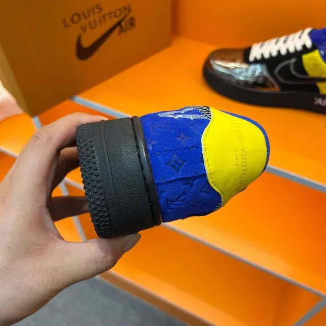 Nike Air Force 1 Multicolor Monogram Collaboration Lifestyle Sneakers 2