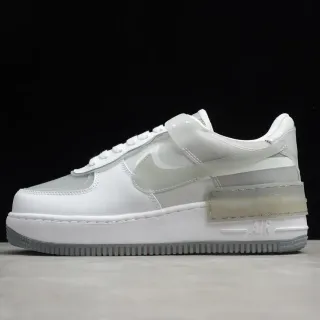 Nike Air Force 1 Shadow 白色半透明鞋跟生活方式运动鞋