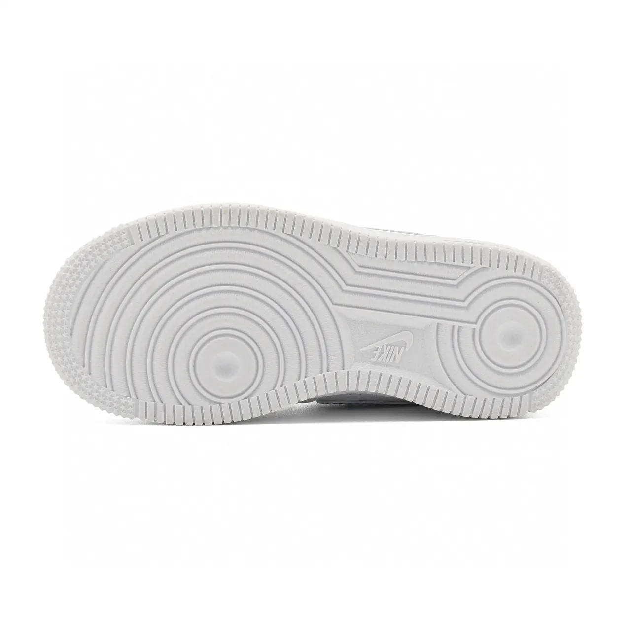 Nike Air Force 1 White Blue Low-Top Perforated Toe Lifestyle Sneakers 22