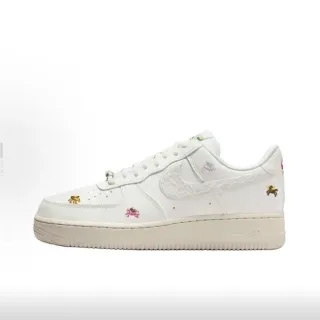 Nike Air Force 1 White Embroidered Mythical Creatures Lifestyle Sneakers
