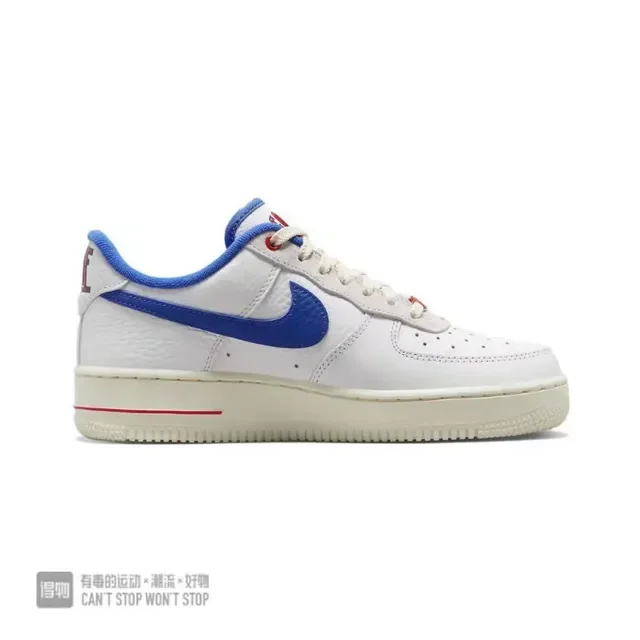 Nike Air Force 1 White Royal Blue Red Lifestyle Sneakers 2