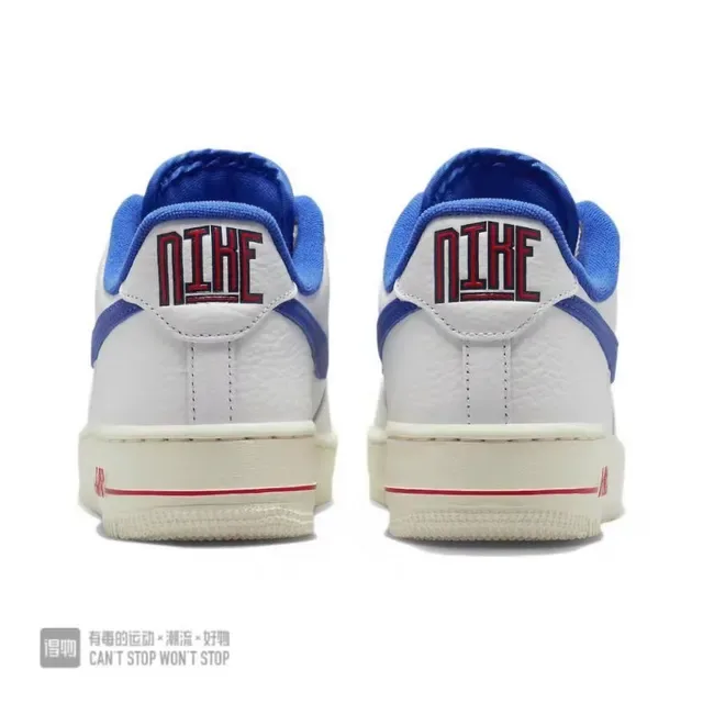 Nike Air Force 1 White Royal Blue Red Lifestyle Sneakers 4