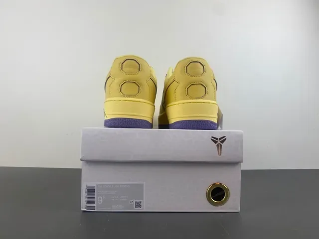 Nike Air Force 1 Yellow Purple Snakeskin Lace Lifestyle Sneaker 17