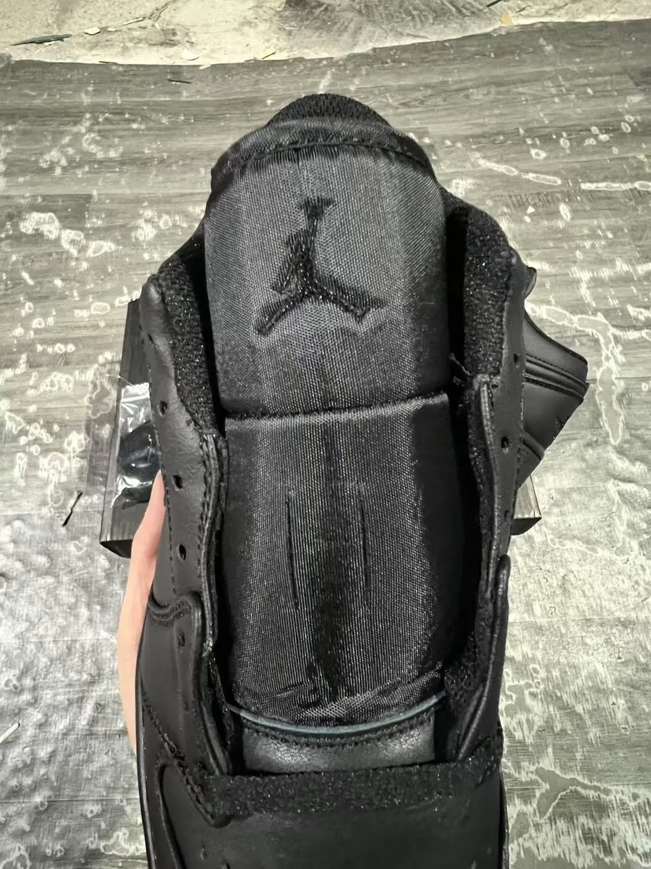Nike Air Jordan 1 All Black Lifestyle Sneakers 4