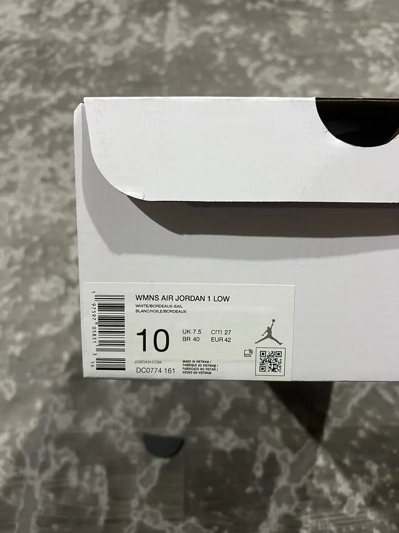 Nike Air Jordan 1 Low Purple and White Lifestyle Sneakers 10