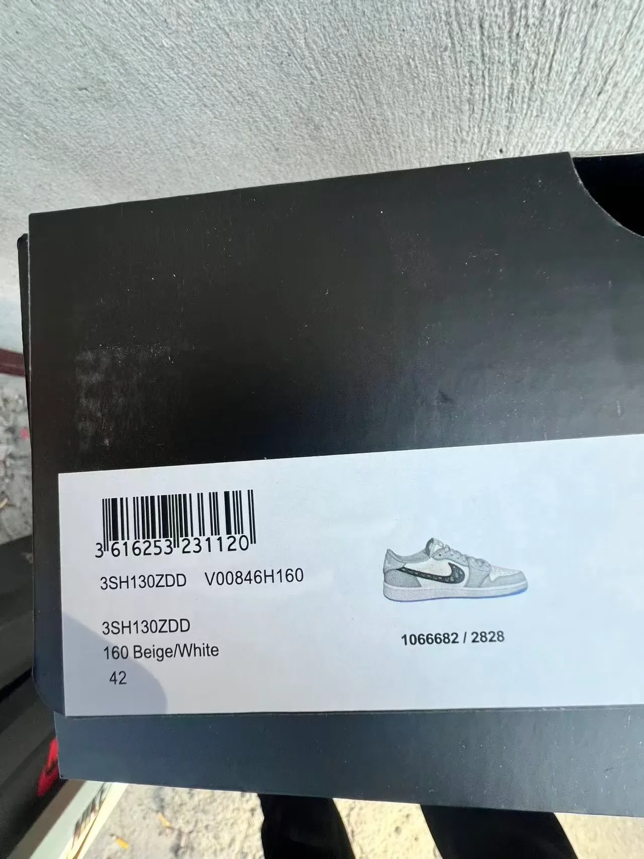 Nike Air Jordan 1 Low White Gray Black Monogram Lifestyle Sneakers 10