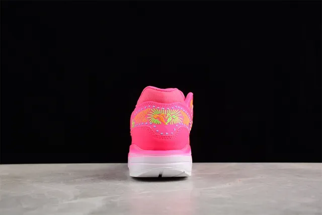 Nike Air Max 1 Bright Pink Embroidered Lifestyle Sneakers 10