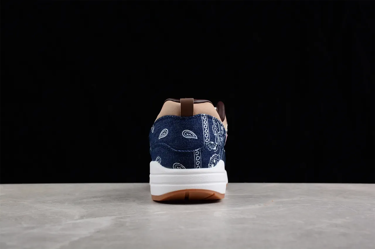 Nike Air Max 1 Denim Bandana Plaid Lifestyle Sneakers 5