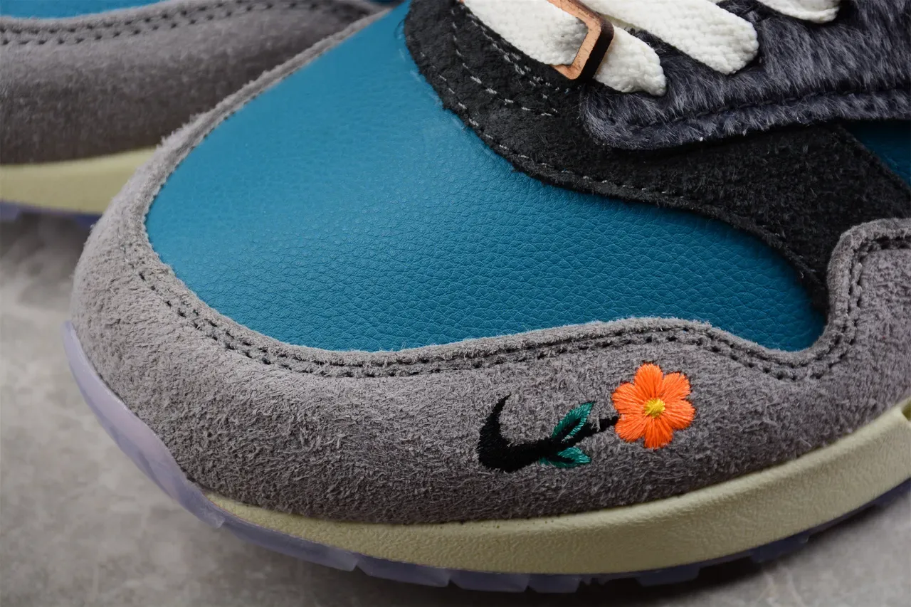 Nike Air Max 1 Multicolor Floral Embroidery Lifestyle Sneakers 9