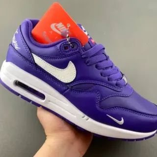 Nike Air Max 1 Purple and White Lifestyle Sneakers