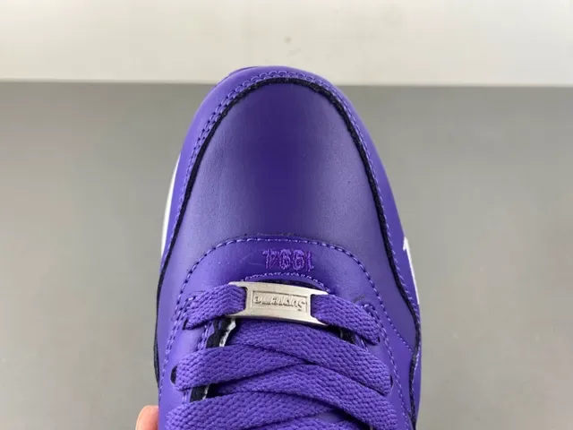 Nike Air Max 1 Purple and White Lifestyle Sneakers 5
