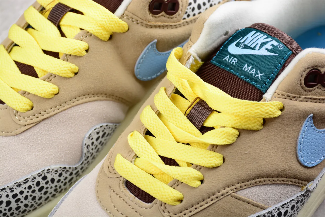 Nike Air Max 1 Safari Speckled Beige Lifestyle Sneakers 5
