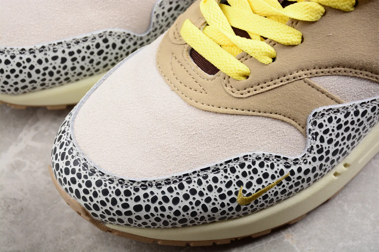 Nike Air Max 1 Safari Speckled Beige Lifestyle Sneakers 6