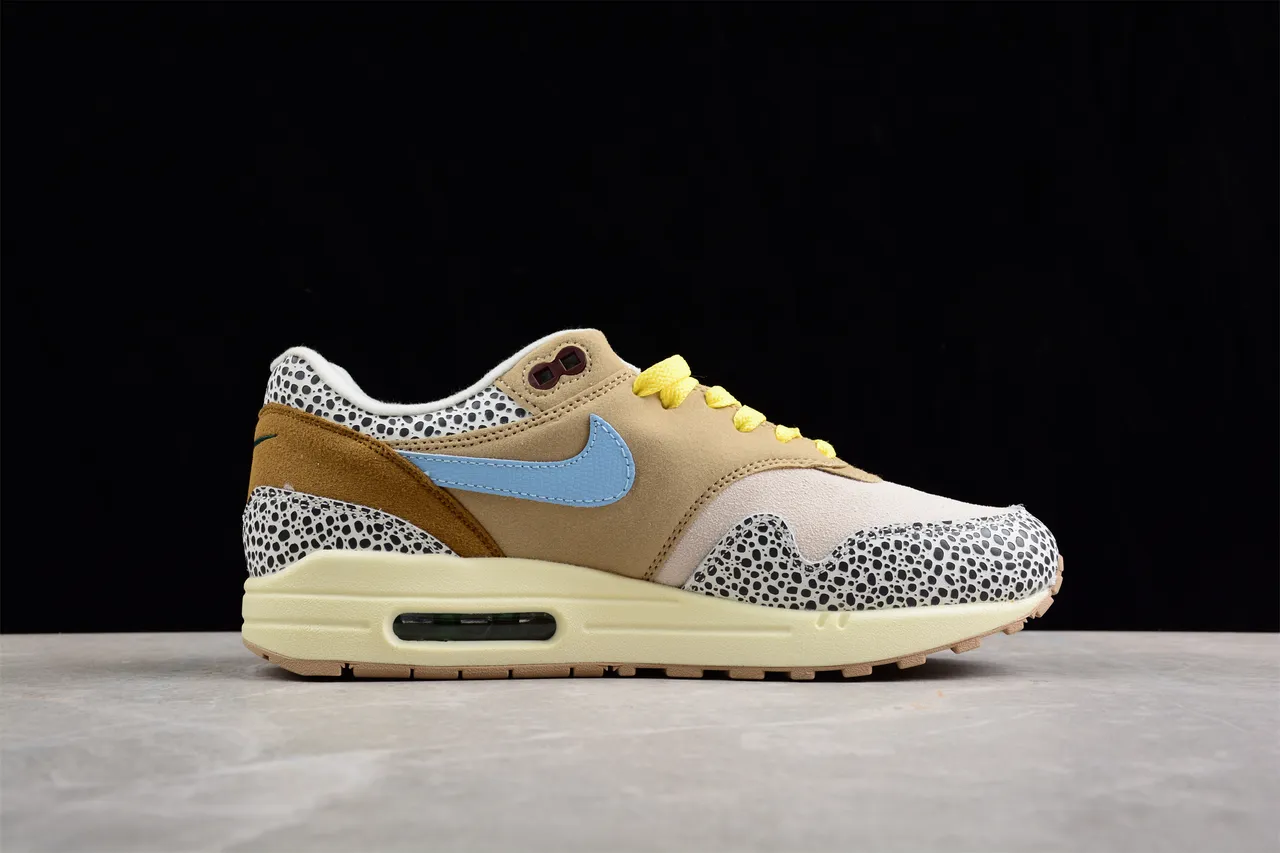 Nike Air Max 1 Safari Speckled Beige Lifestyle Sneakers 9