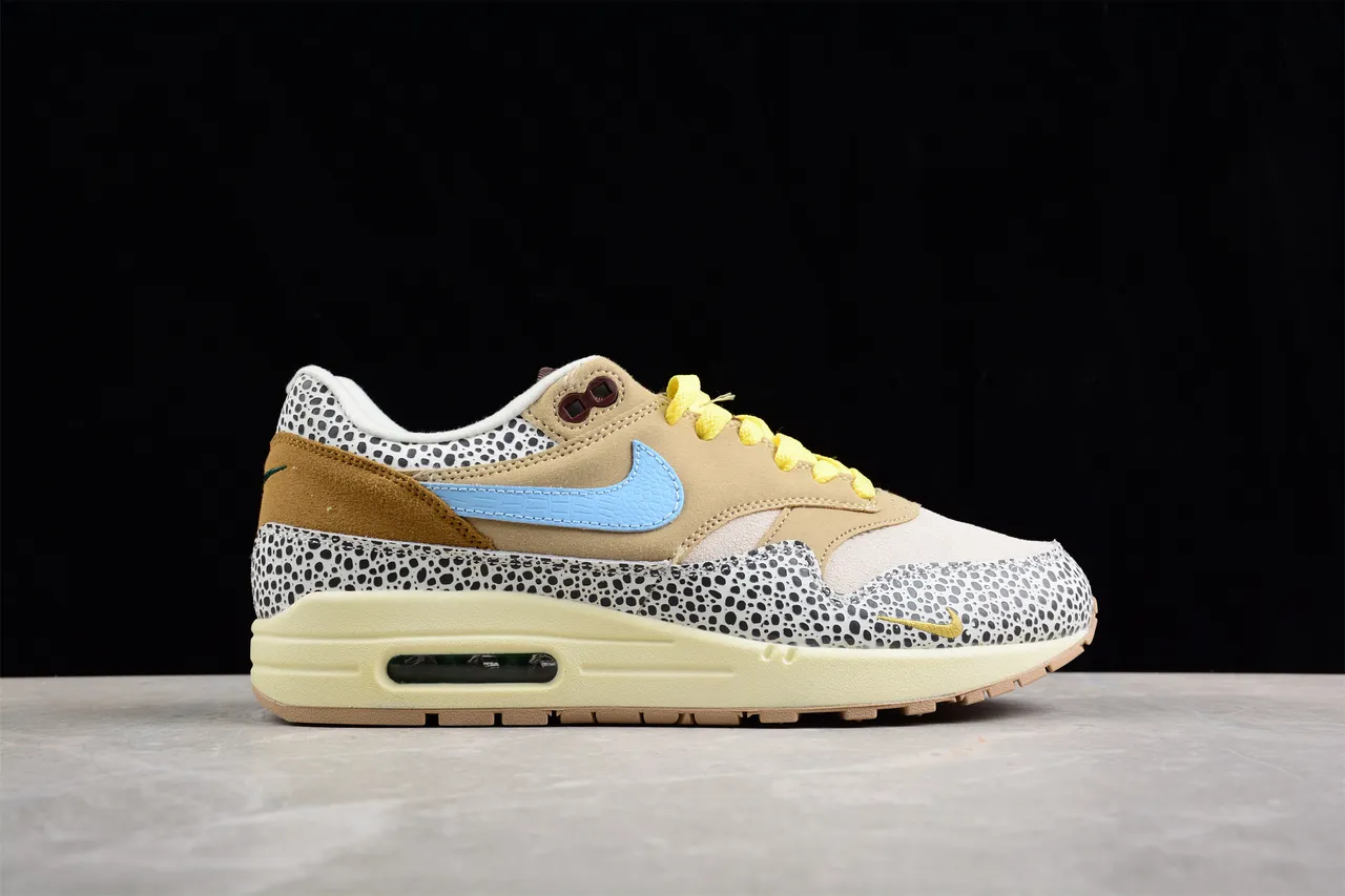 Nike Air Max 1 Safari Speckled Beige Lifestyle Sneakers 15