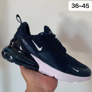Nike Air Max 270 Navy and Light Pink Lifestyle Sneakers