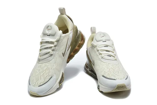 Nike Air Max 270 White and Royal Blue Lifestyle Sneakers 15